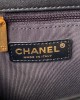 CHANEL 24P Hobo Hippie Messenger Bag AS4668 21.5x30x5cm