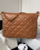 CHANEL 24P Hobo Hippie Messenger Bag AS4668 21.5x30x5cm