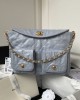 CHANEL 24P Hobo Hippie Messenger Bag AS4668 21.5x30x5cm