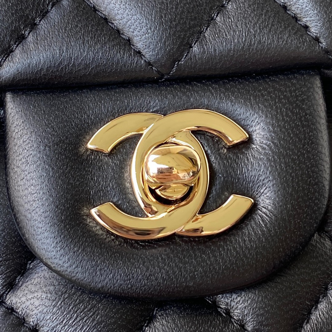 CHANEL Mini CF Handle Handbag AS2431 20x12x6cm