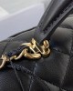 CHANEL Mini CF Handle Handbag AS2431 20x12x6cm