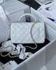 CHANEL Mini CF Handle Handbag AS2431 20x12x6cm