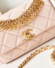 CHANEL 24C Rhinestone Handle Chain Bag AS4595 12x20x6cm