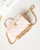 CHANEL 24C Rhinestone Handle Chain Bag AS4595 12x20x6cm