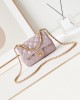 CHANEL 24P Pearl Square Fat T-Shirt Bag AS4385 12.5x17x5cm