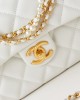 CHANEL 24P Pearl T-Shirt Bag AS4384 14.5x19.5x7.5cm