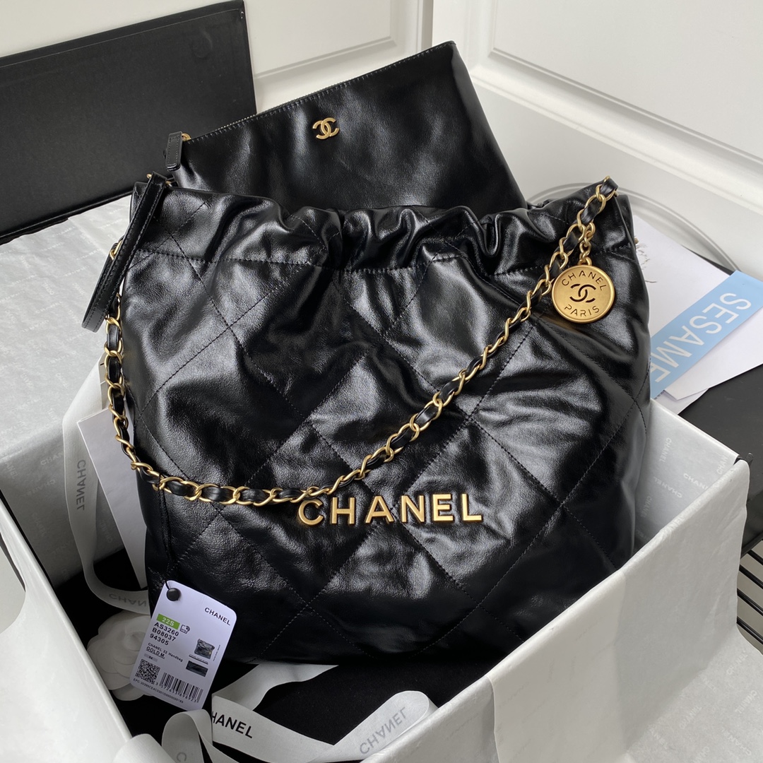 CHANEL 2022S 22 Bag Shopping Bag AS3260 Small 35x37x7cm