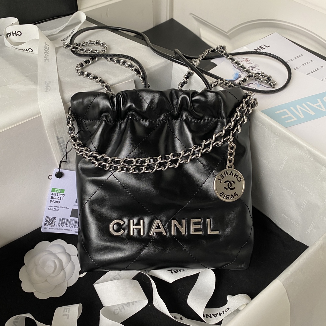 CHANEL 23SAS3980 Mini 22 Bag 19x20x6cm