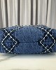 CHANEL 24P 22 Bag Mini Denim AS3980 19x20x6cm