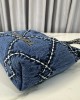 CHANEL 24P 22 Bag Mini Denim AS3980 19x20x6cm