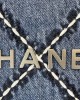 CHANEL 24P 22 Bag Denim Small AS3260 39x42x8cm