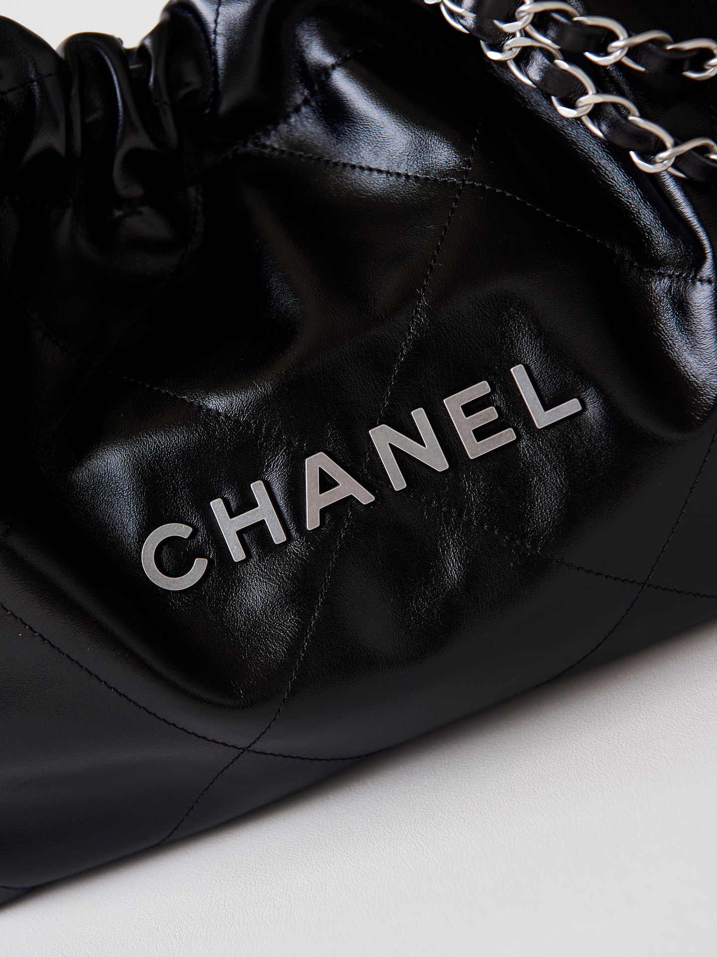 CHANEL 24C Horizontal Garbage Bag AS4486 30x45x8cm