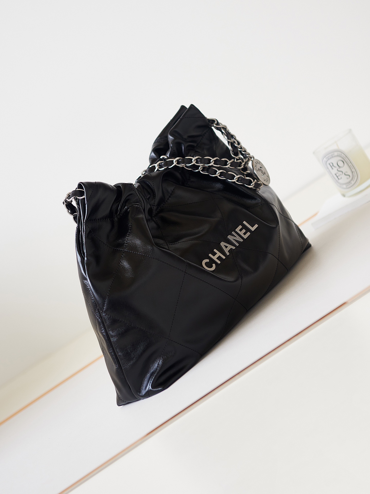 CHANEL 24C Horizontal Garbage Bag AS4486 30x45x8cm