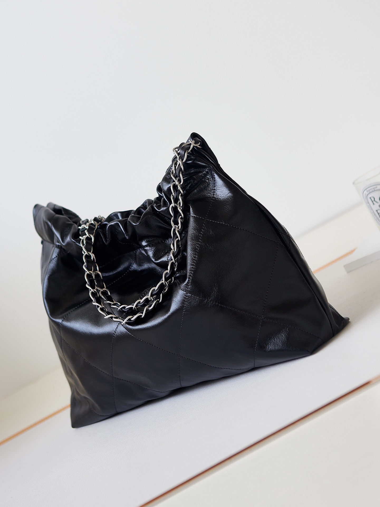 CHANEL 24C Horizontal Garbage Bag AS4486 30x45x8cm