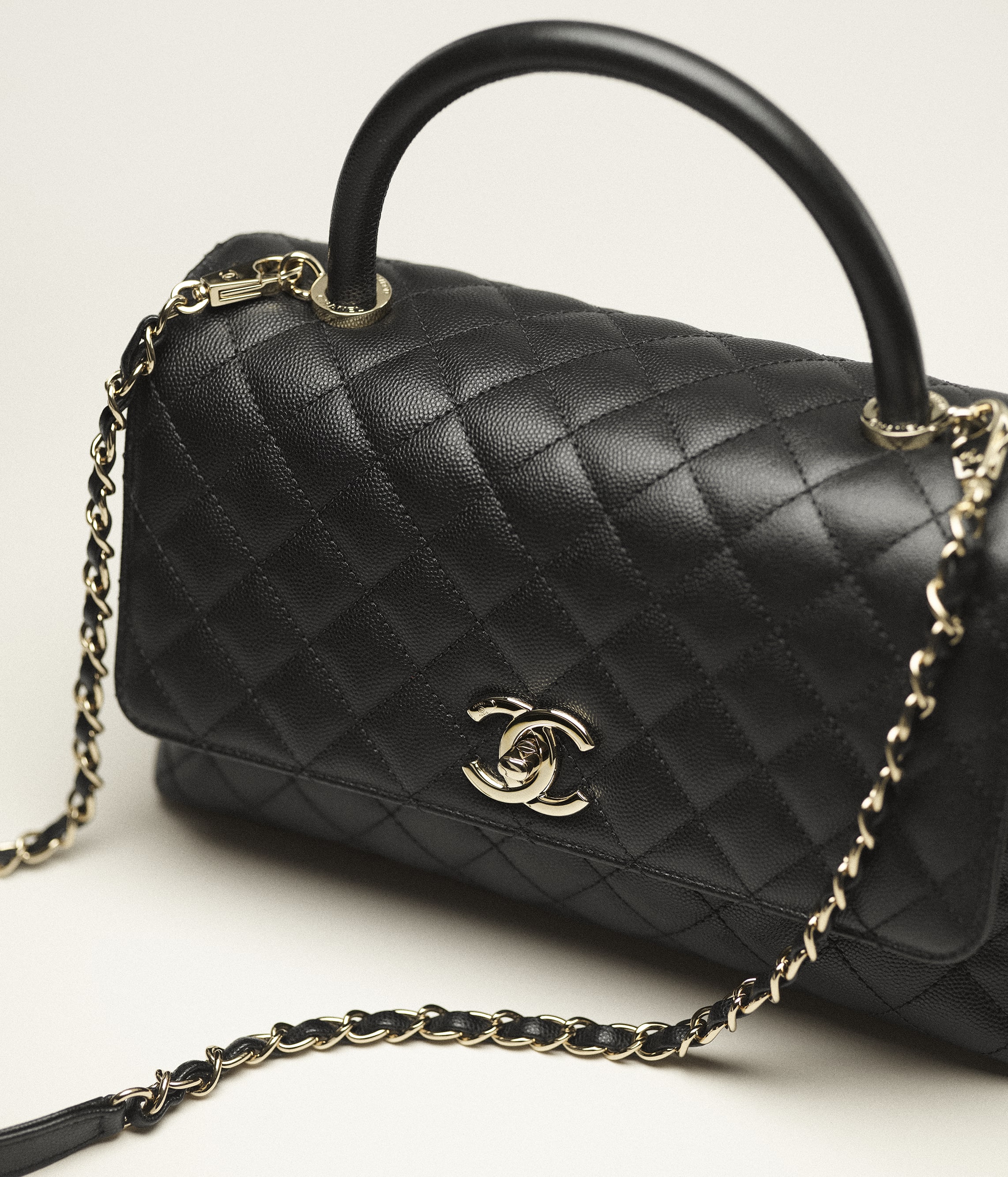 CHANEL Large Flap Bag with Top HandleRef. A92991 B05061 94305