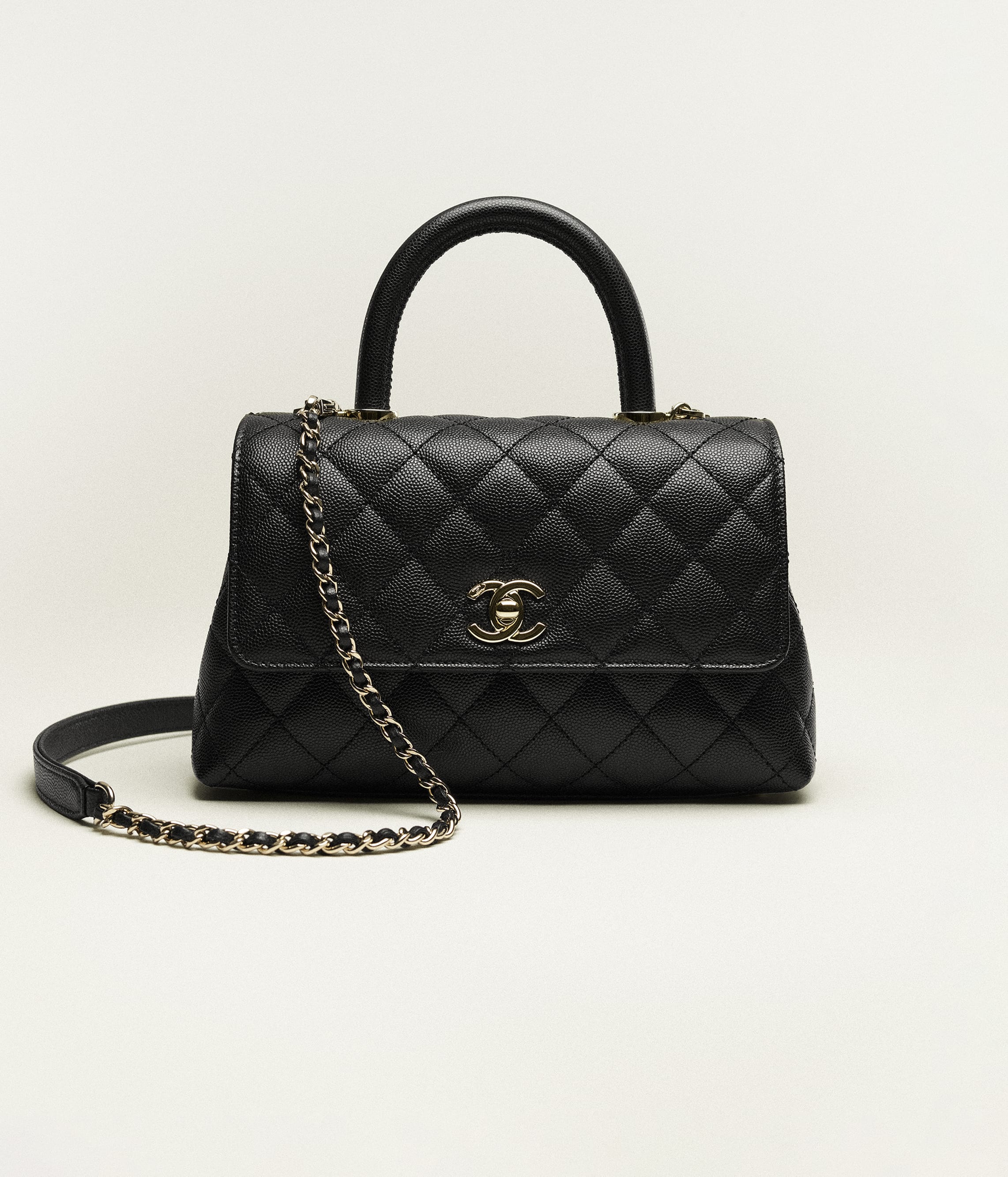 CHANEL Flap Bag with Top HandleRef. A92990 B05061 94305