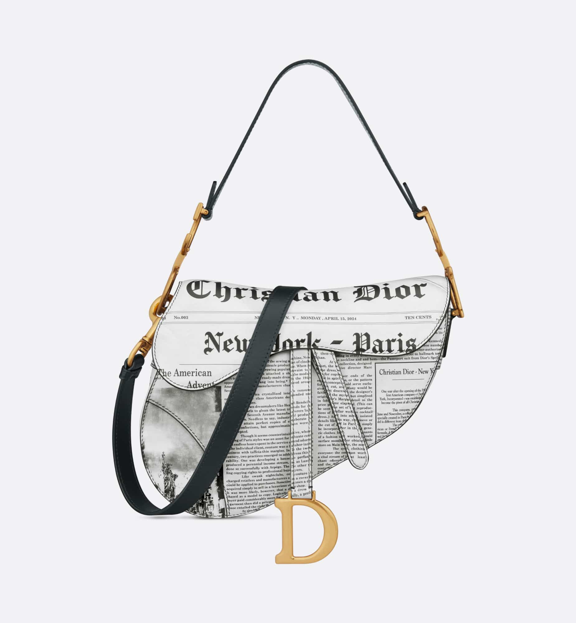 DIOR Saddle Bag with Strap M0455CZBW_M933