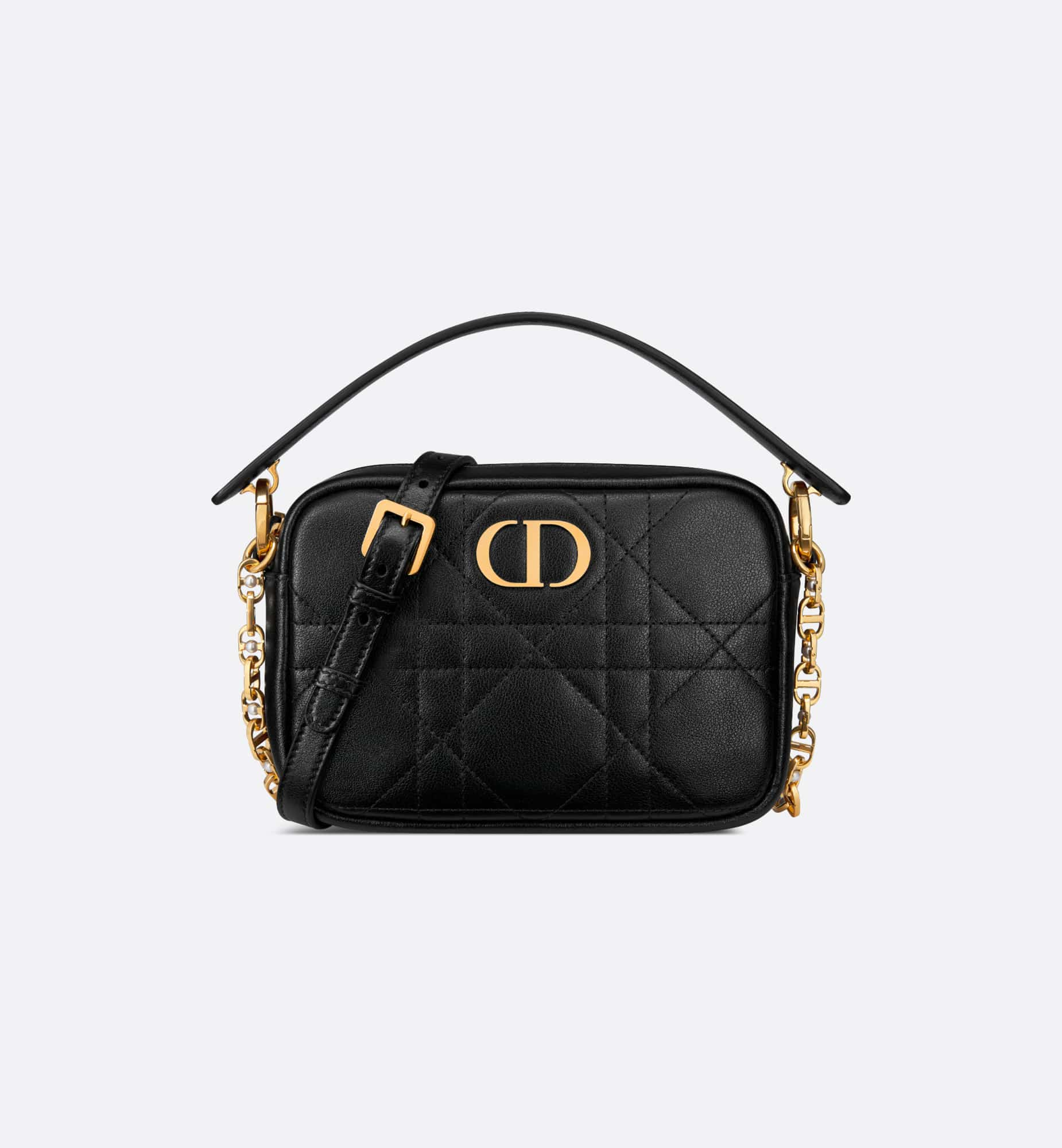 DIOR Small Dior Caro Top Handle Camera Bag M3352UBHM_M900