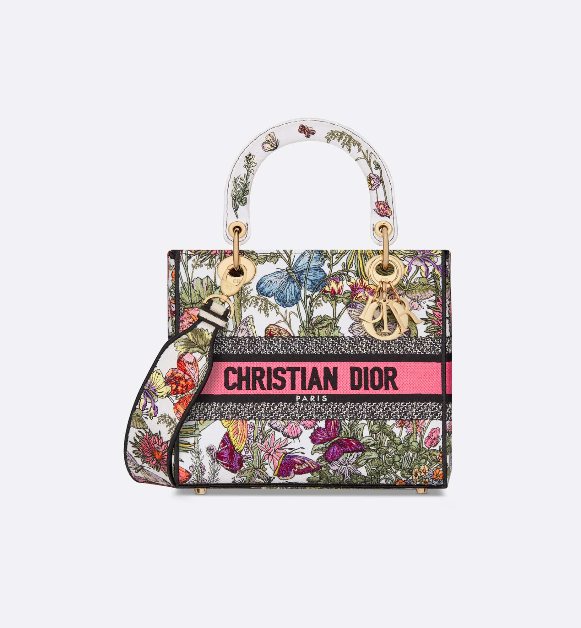 DIOR Medium Lady D-Lite Bag M0565OEBJ_M20E