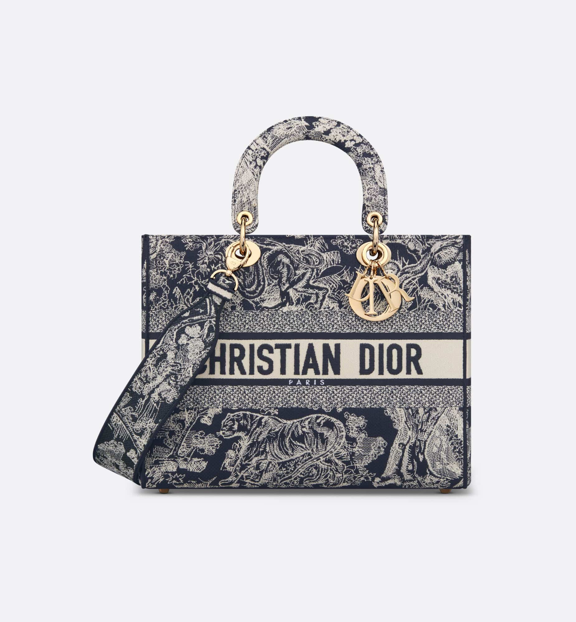 DIOR Large Lady D-Lite Bag M0566ORGO_M928