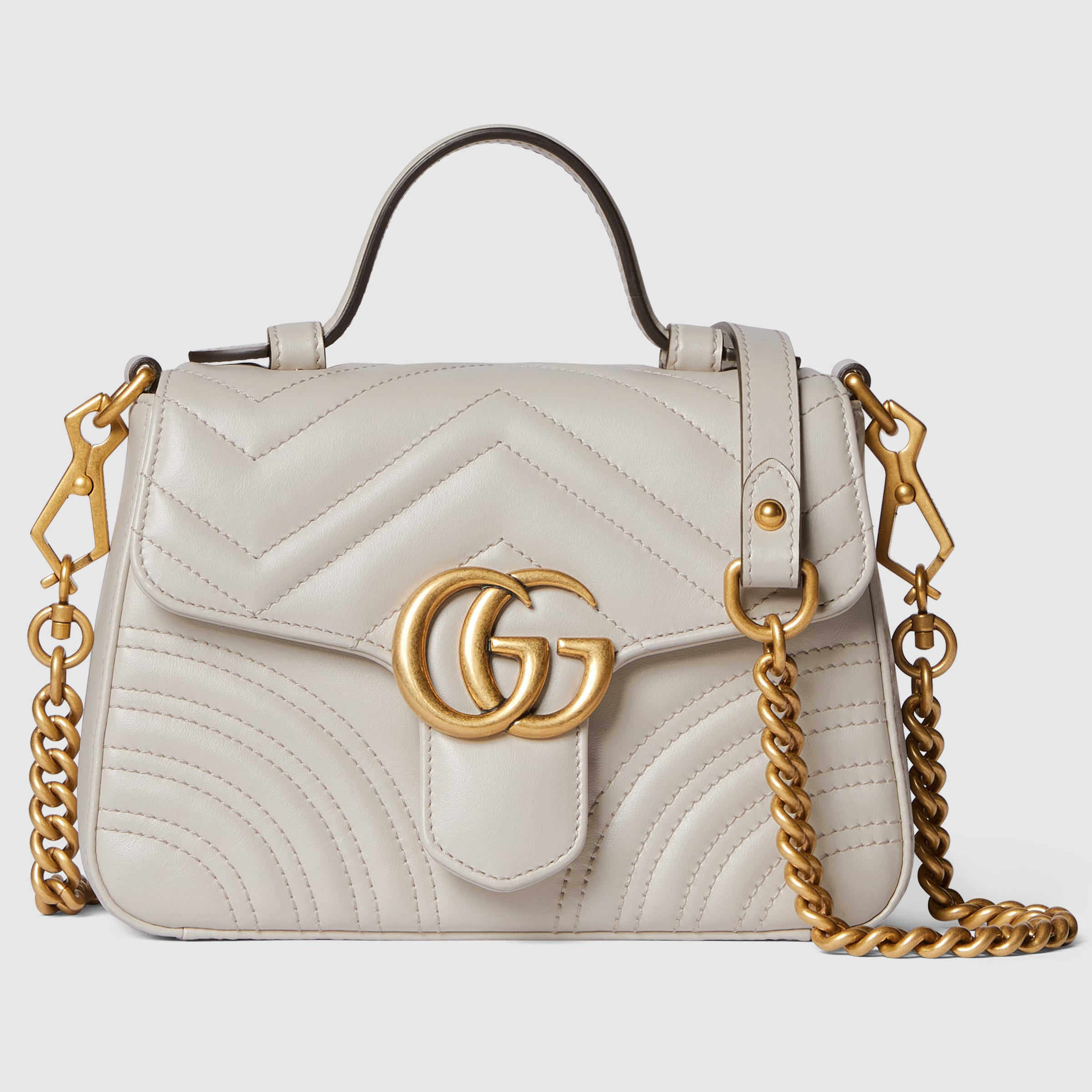 Gucci GG Marmont mini top handle bag Style ‎547260 AABZC 1712