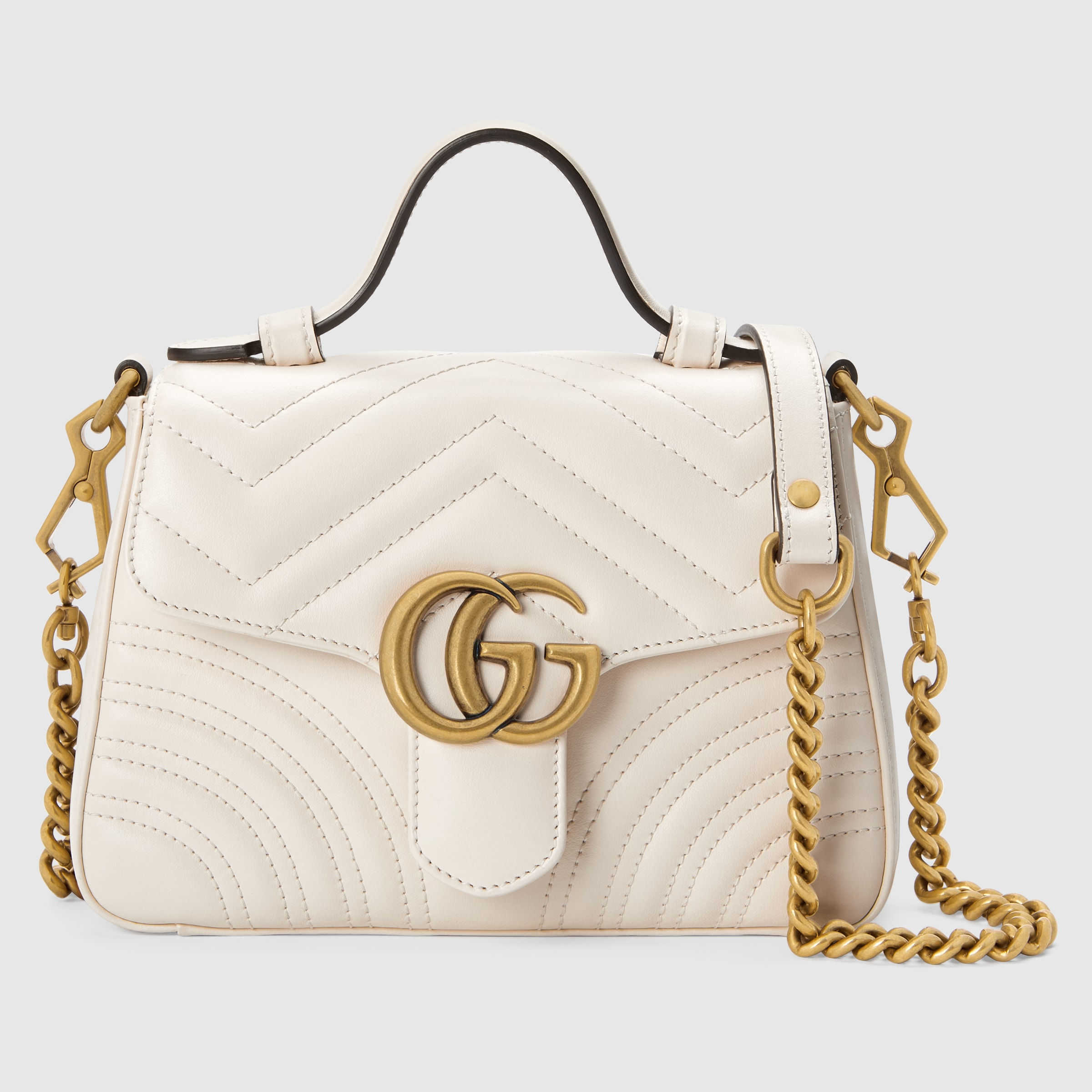 Gucci GG Marmont mini top handle bag Style ‎547260 DTDIT 9022