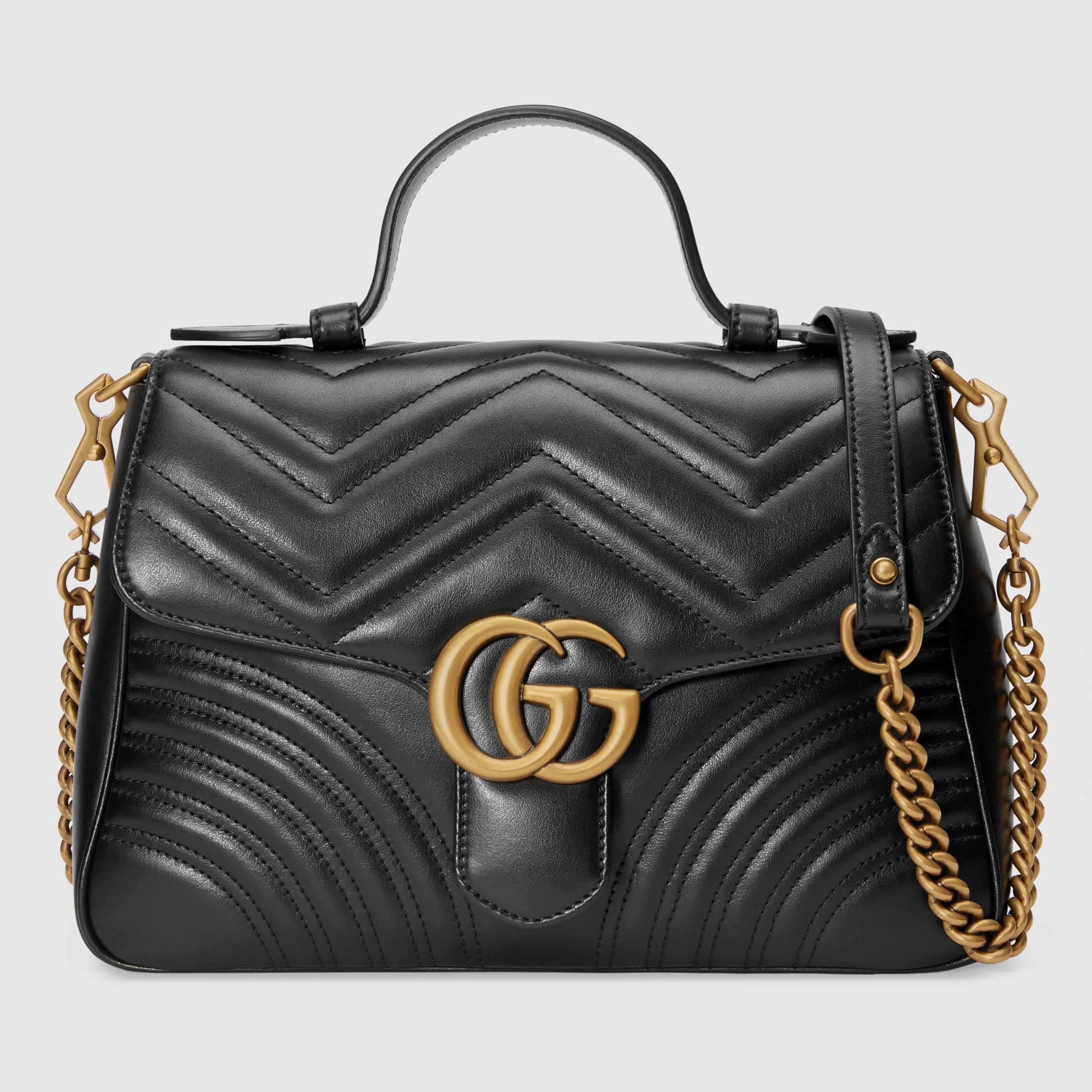 Gucci GG Marmont small top handle bag Style ‎498110 DTDIT 1000