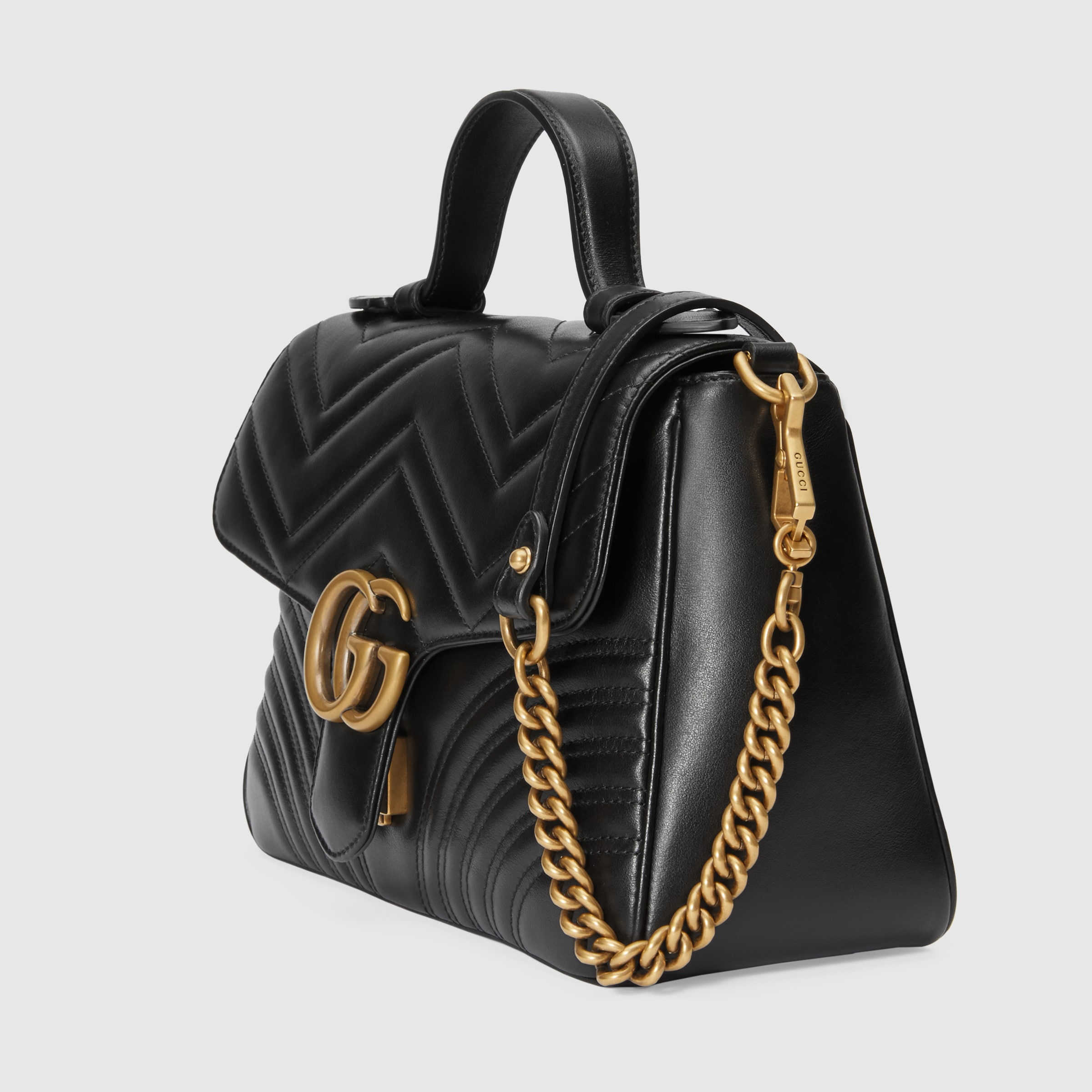 Gucci GG Marmont small top handle bag Style ‎498110 DTDIT 1000