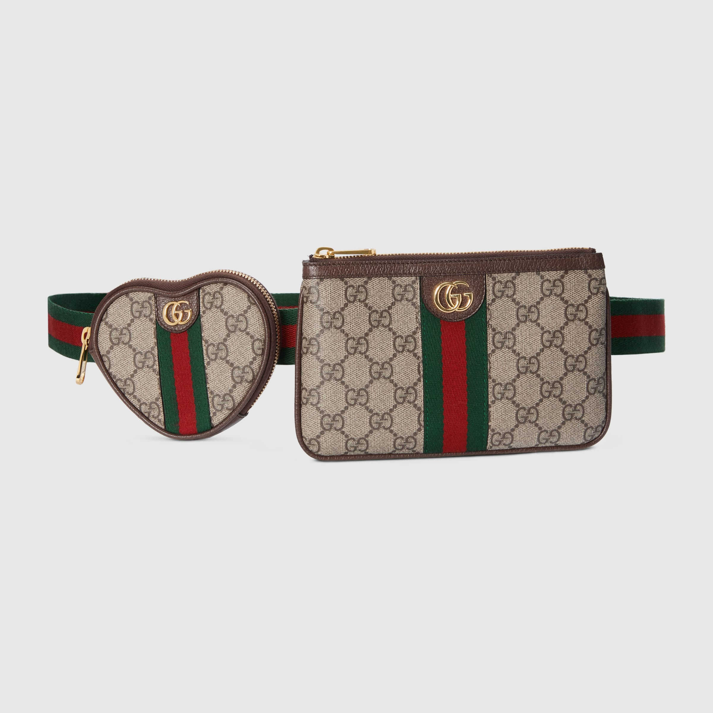 Gucci Ophidia GG heart utility belt Style ‎698805 96IWG 8745