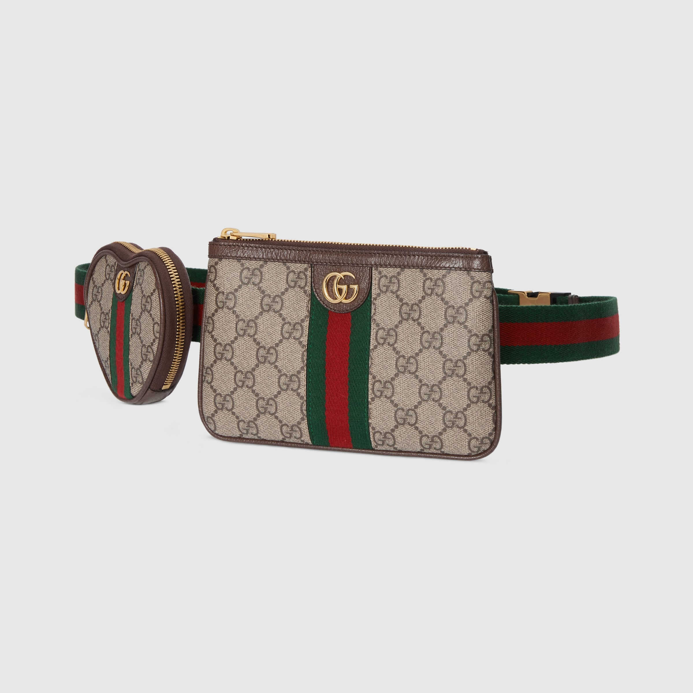 Gucci Ophidia GG heart utility belt Style ‎698805 96IWG 8745