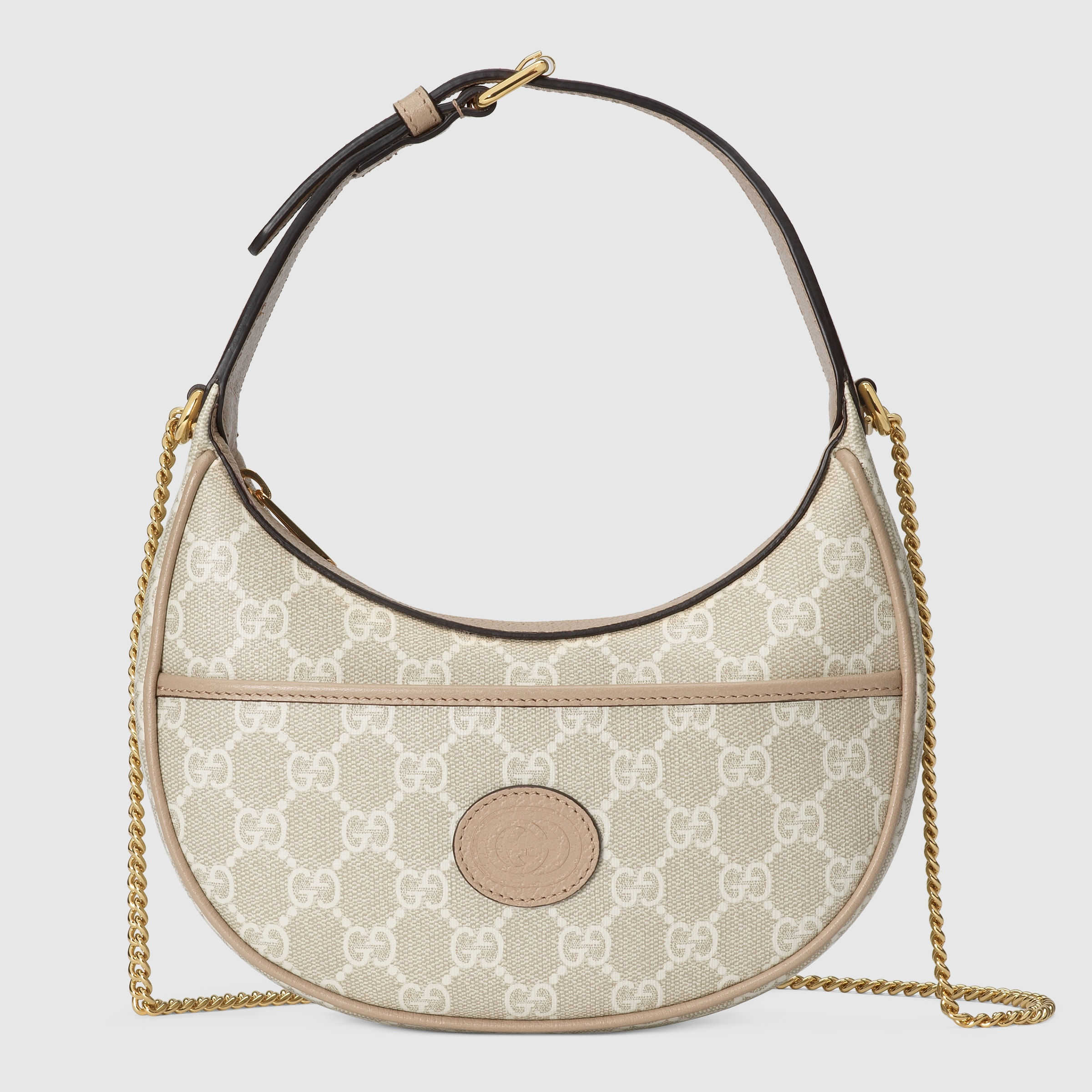 Gucci GG half-moon-shaped mini bag Style ‎726843 FAA4G 9897