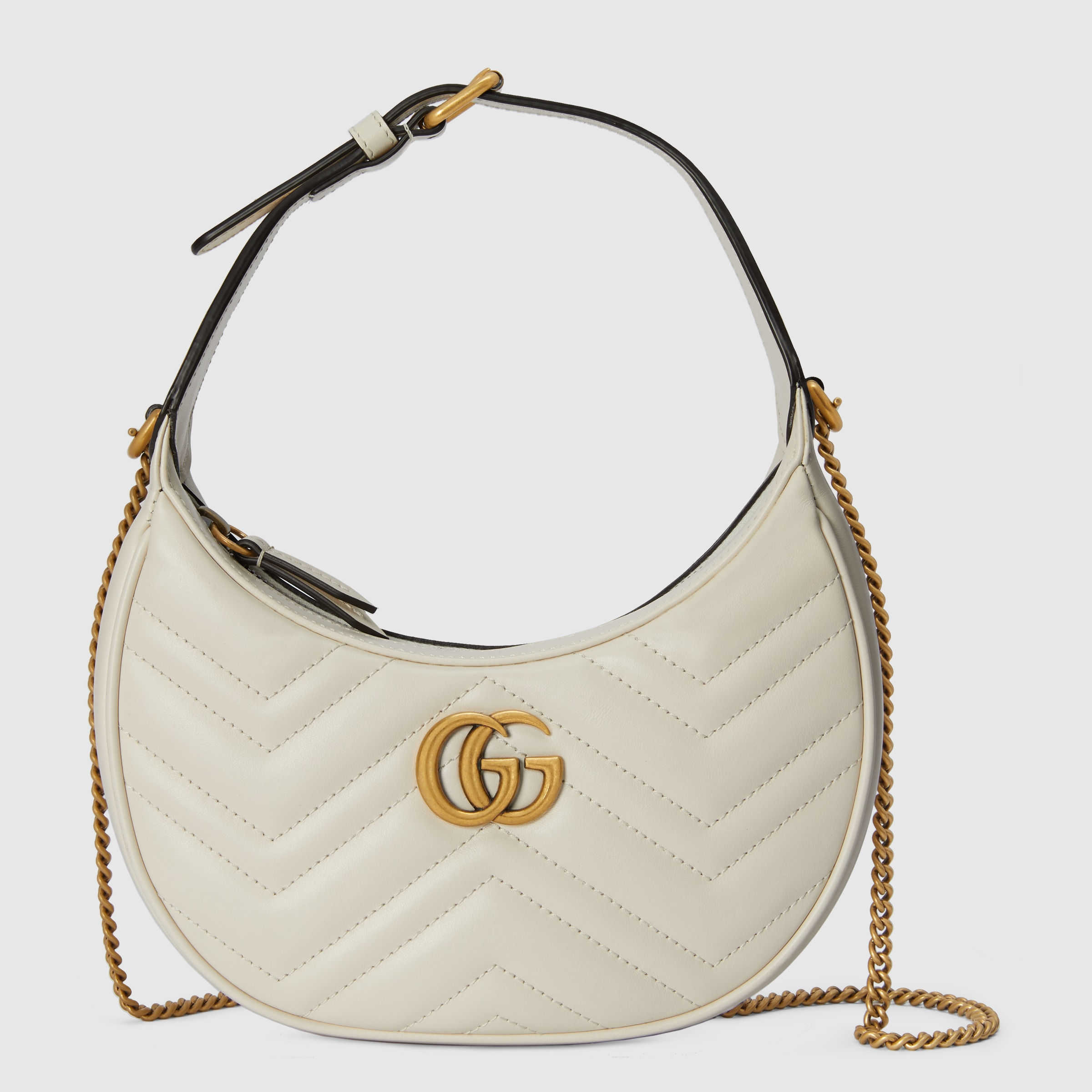 Gucci GG Marmont half-moon-shaped mini bag Style ‎699514 DTDHT 9022