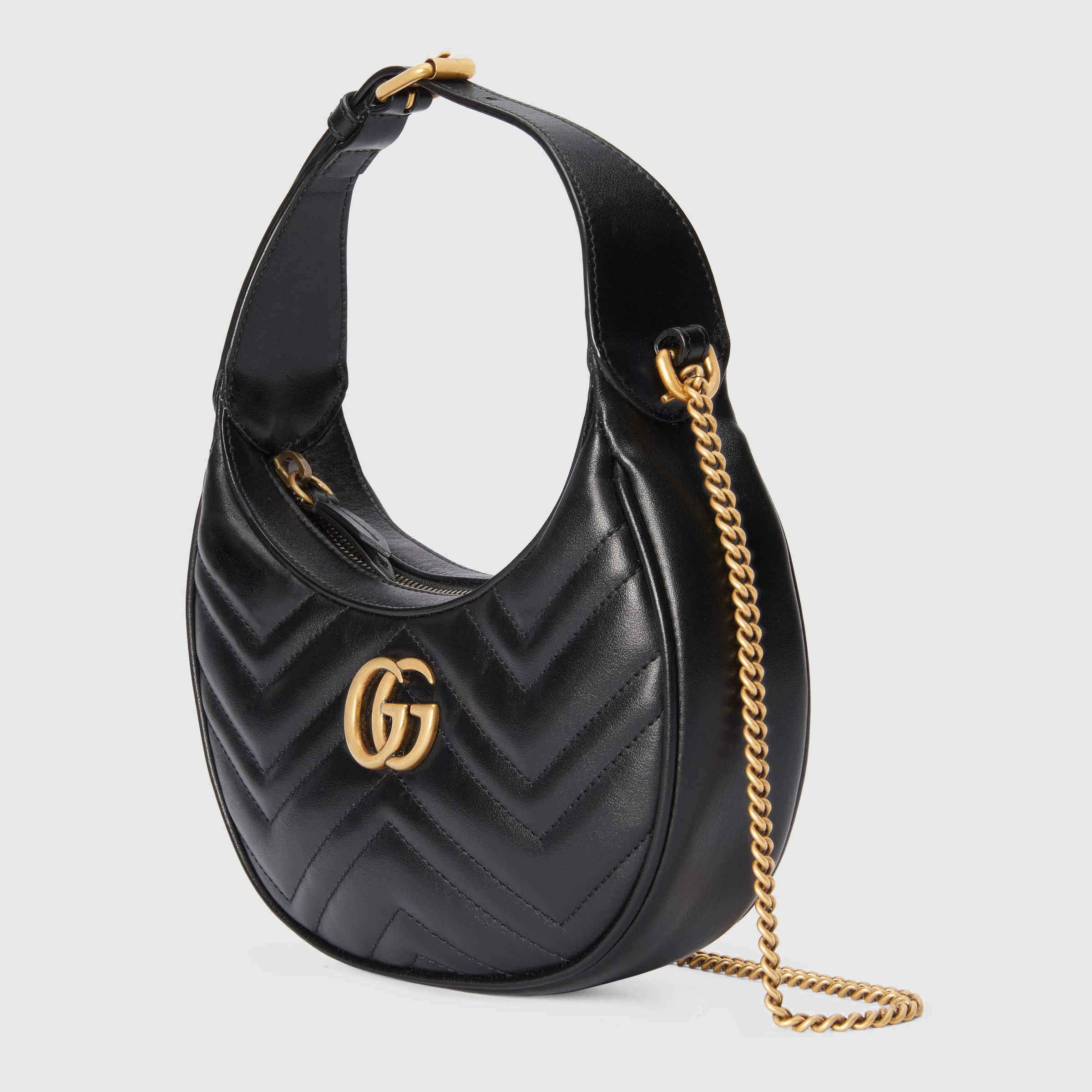 Gucci GG Marmont half-moon-shaped mini bag Style ‎699514 DTDHT 1000