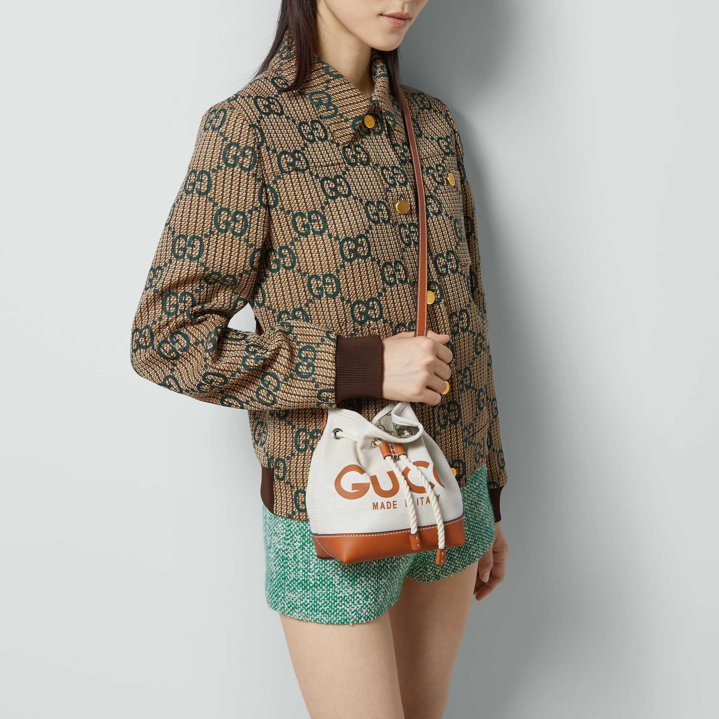 Gucci Mini shoulder bag with print Style ‎777166 FACV3 8455