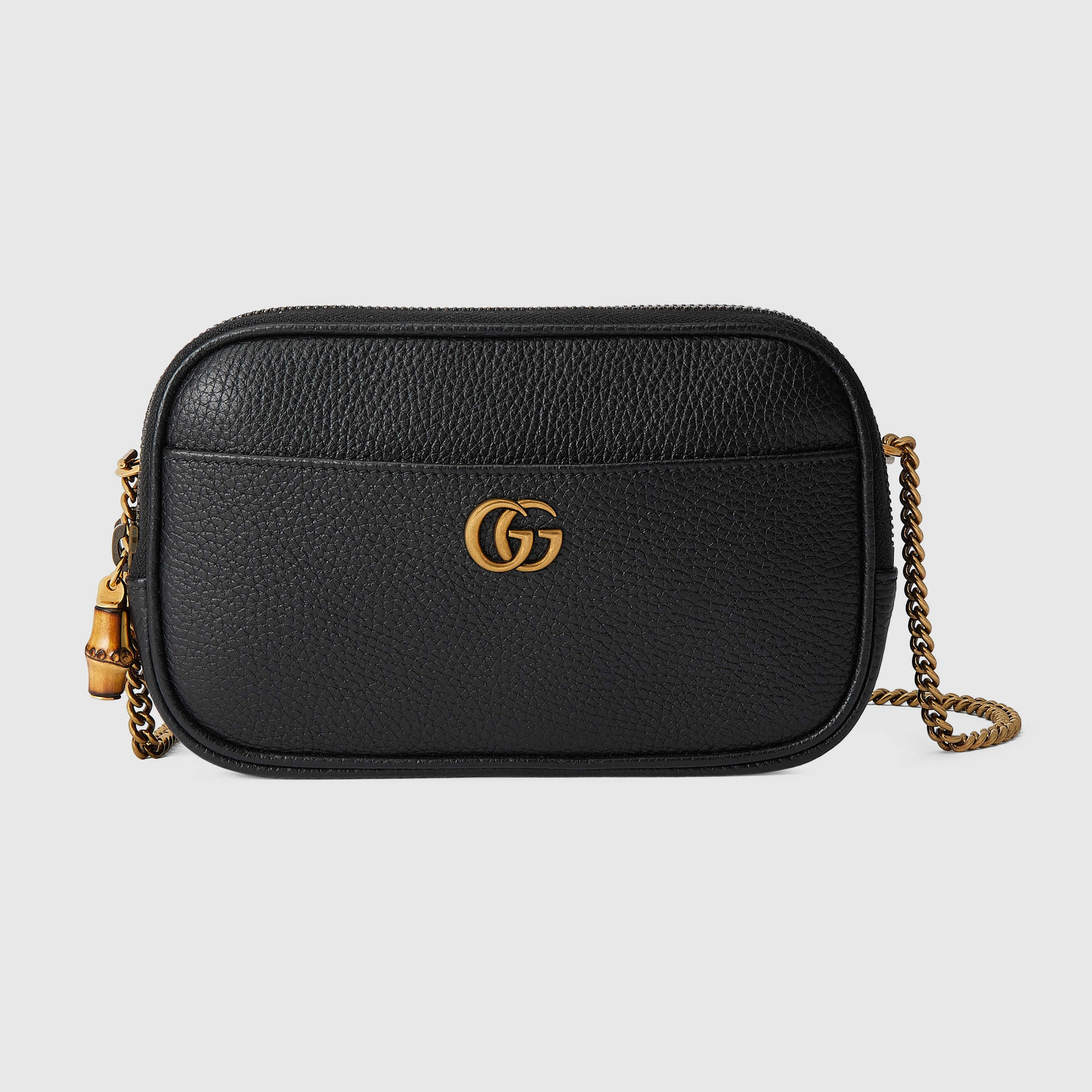 Gucci Double G super mini bag with bamboo Style ‎772778 AABXM 1000