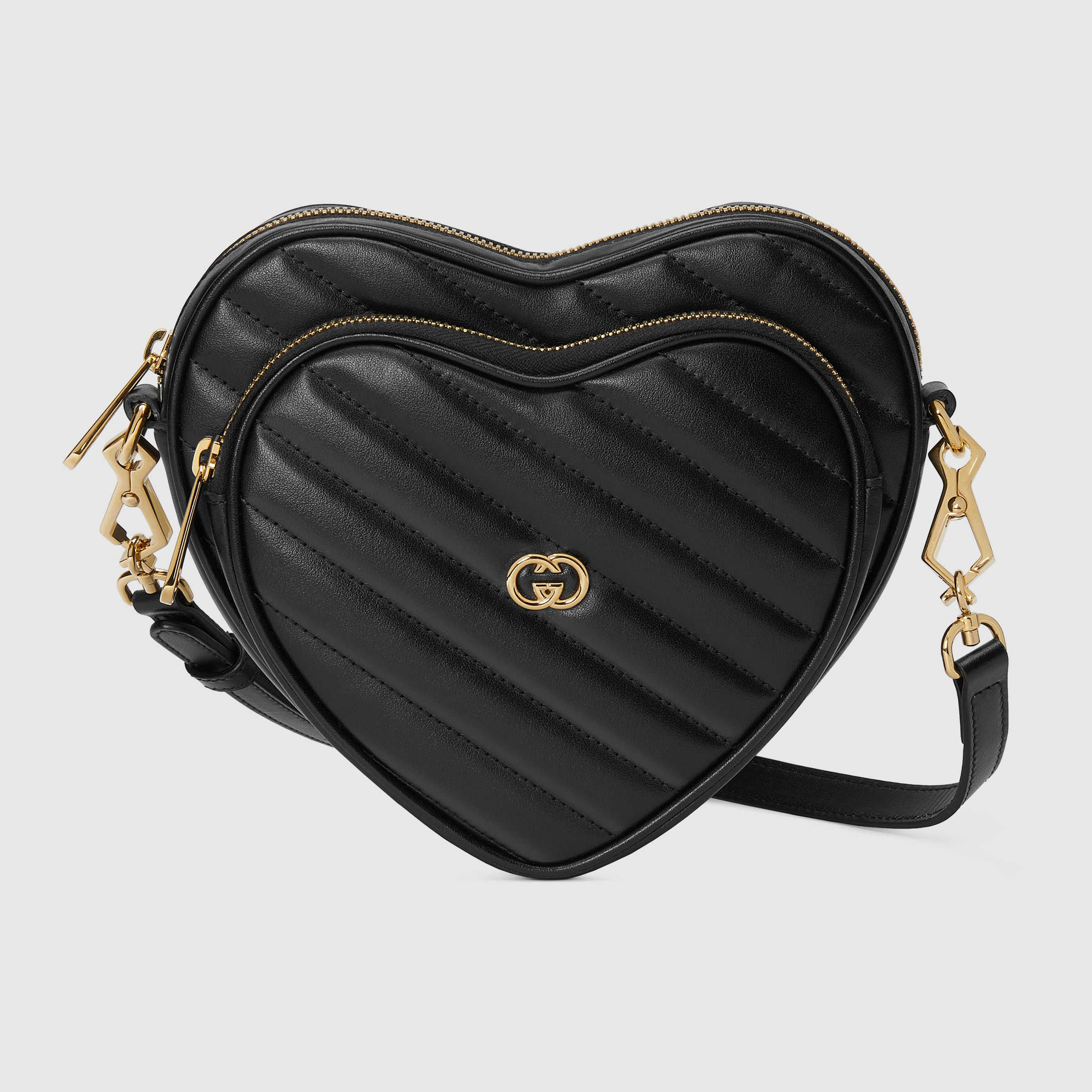 Gucci Interlocking G mini heart shoulder bag Style ‎751628 AACCL 1000