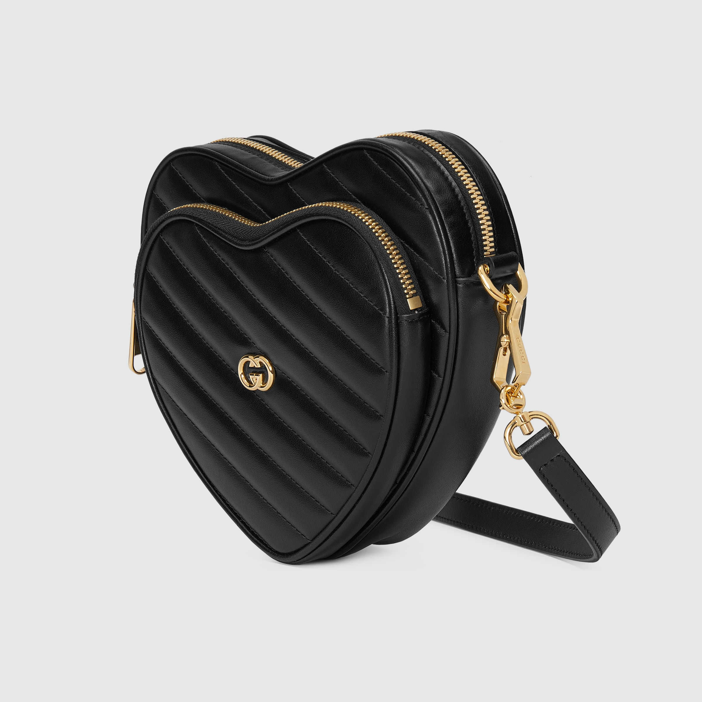 Gucci Interlocking G mini heart shoulder bag Style ‎751628 AACCL 1000