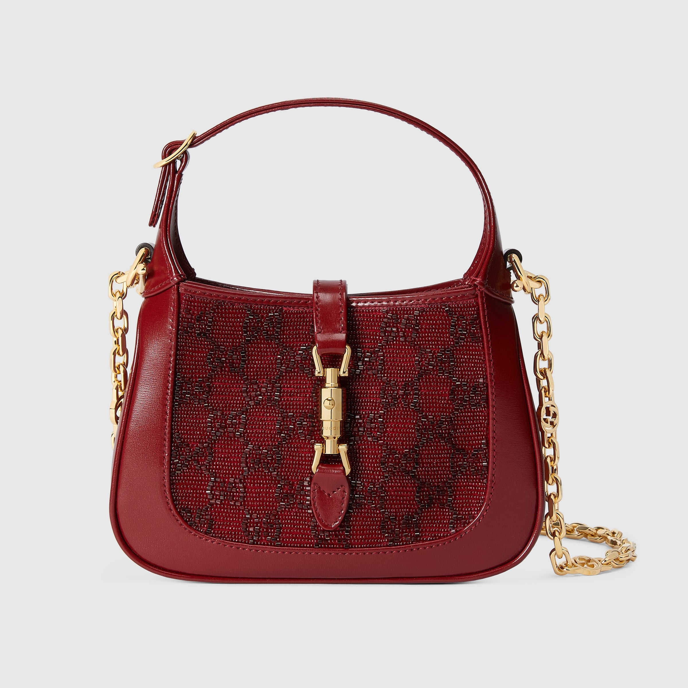 Gucci Jackie 1961 GG crystal mini bag Style ‎675799 FAB68 6241