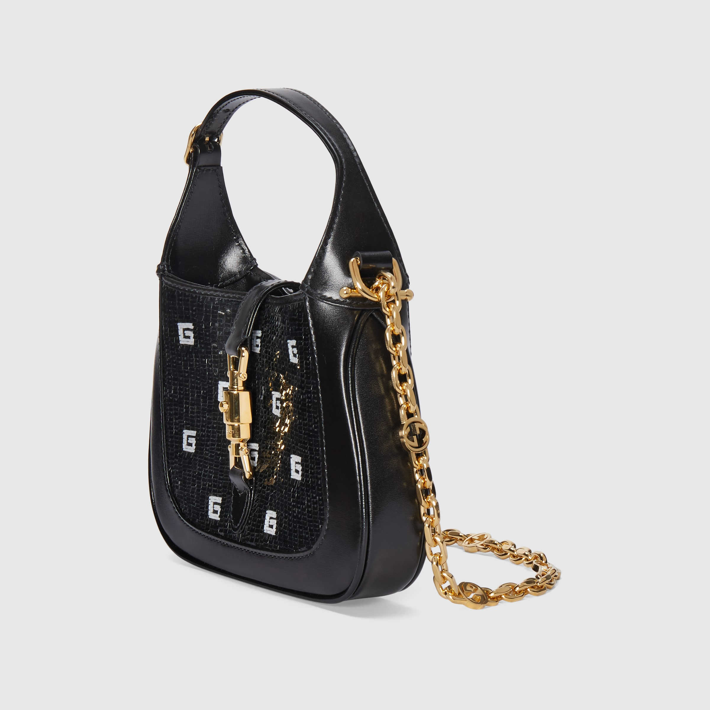 Gucci Jackie 1961 sequin mini bag Style ‎675799 FAB65 1063