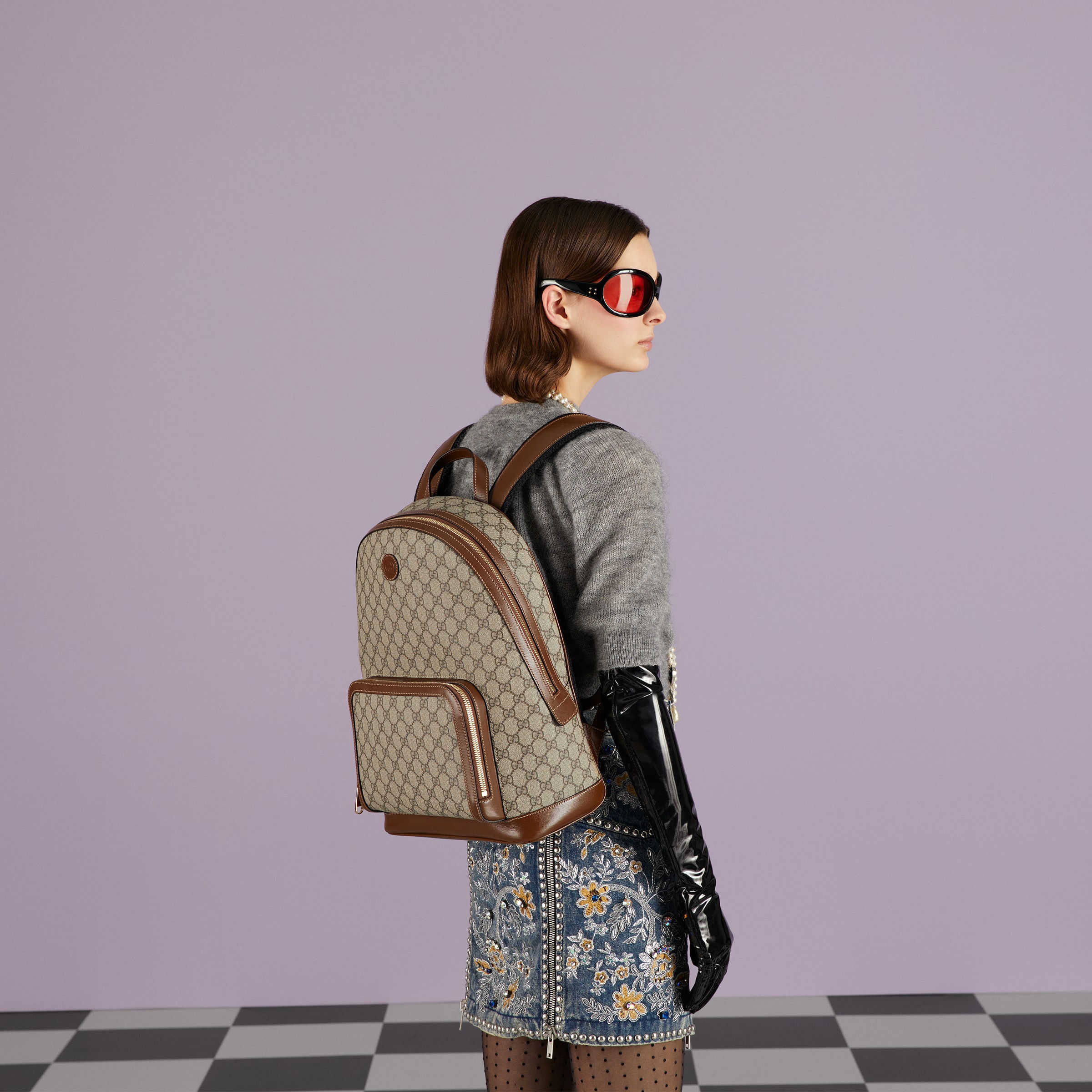 Gucci Backpack with Interlocking G Style ‎704017 FAA0R 9795