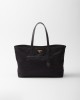 PRADA Re-Edition 1978 large Re-Nylon and Saffiano leather tote bag 1BG527_R064_F0002_V_OOO