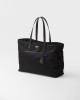 PRADA Re-Edition 1978 large Re-Nylon and Saffiano leather tote bag 1BG527_R064_F0002_V_OOO