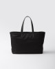 PRADA Re-Edition 1978 large Re-Nylon and Saffiano leather tote bag 1BG527_R064_F0002_V_OOO