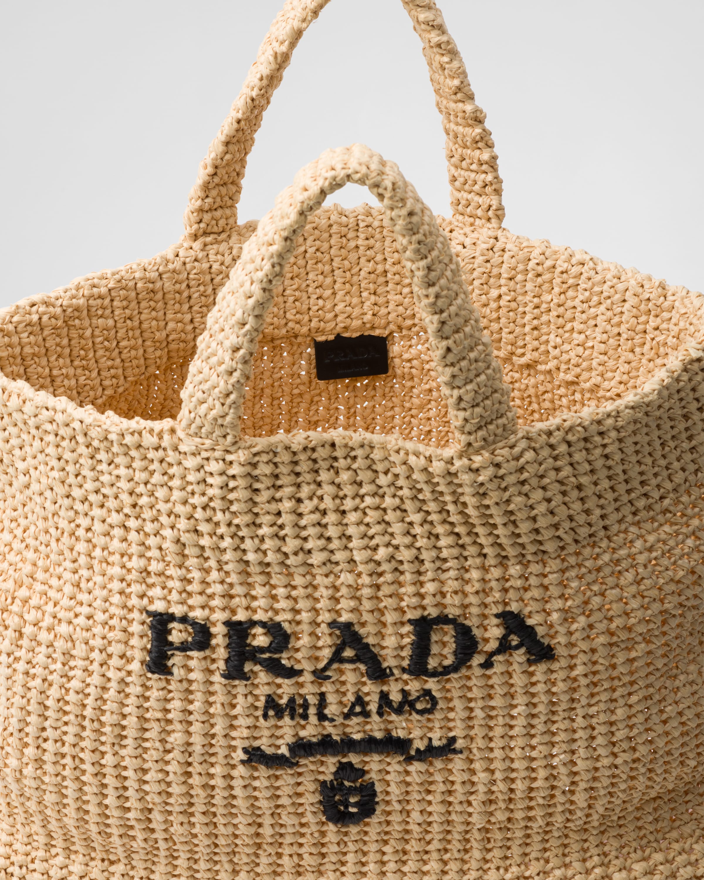 PRADA Crochet tote bag 1BG392_2C2T_F0018_V_OOL