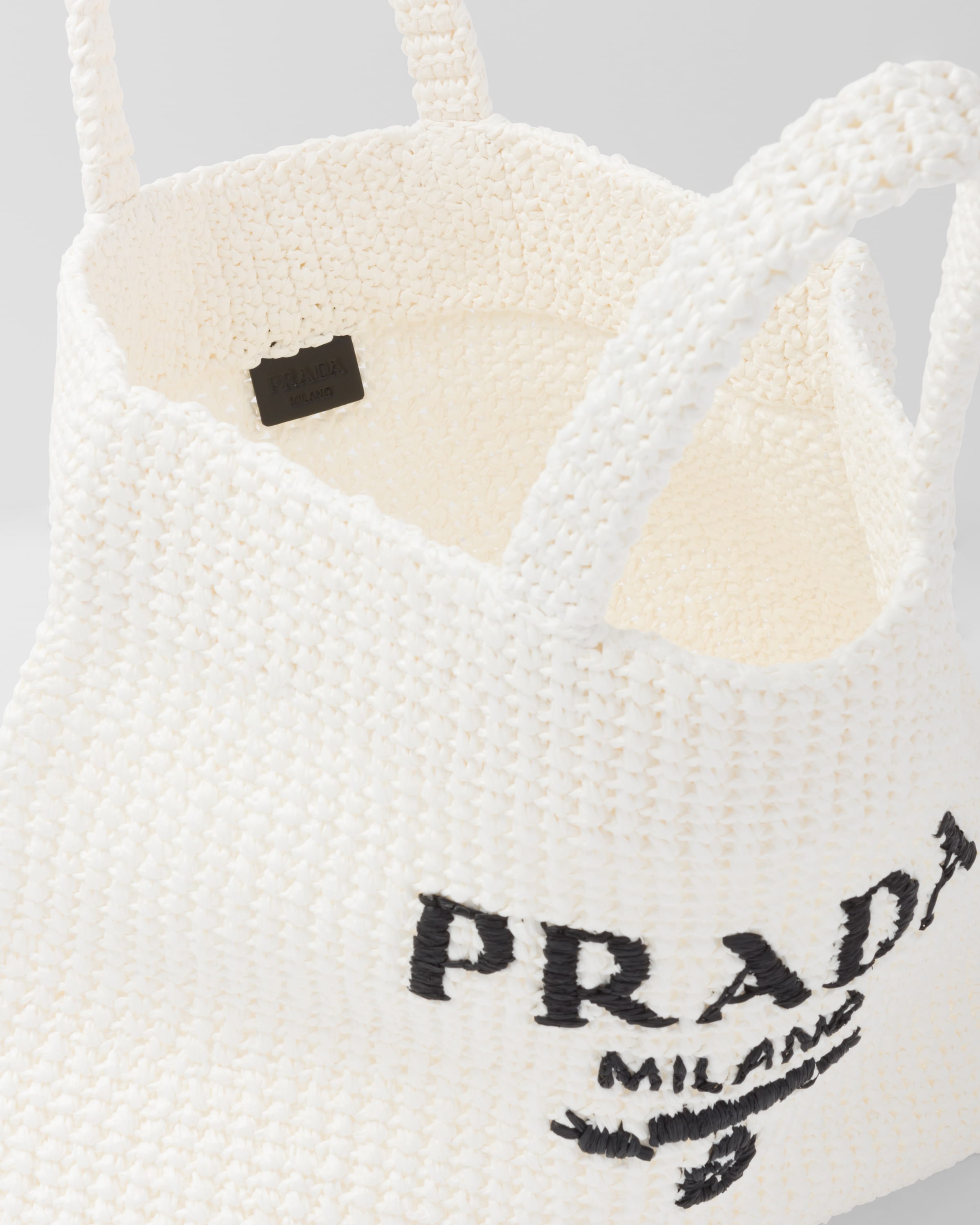 PRADA Crochet tote bag 1BG392_2A2T_F0009_V_OOL