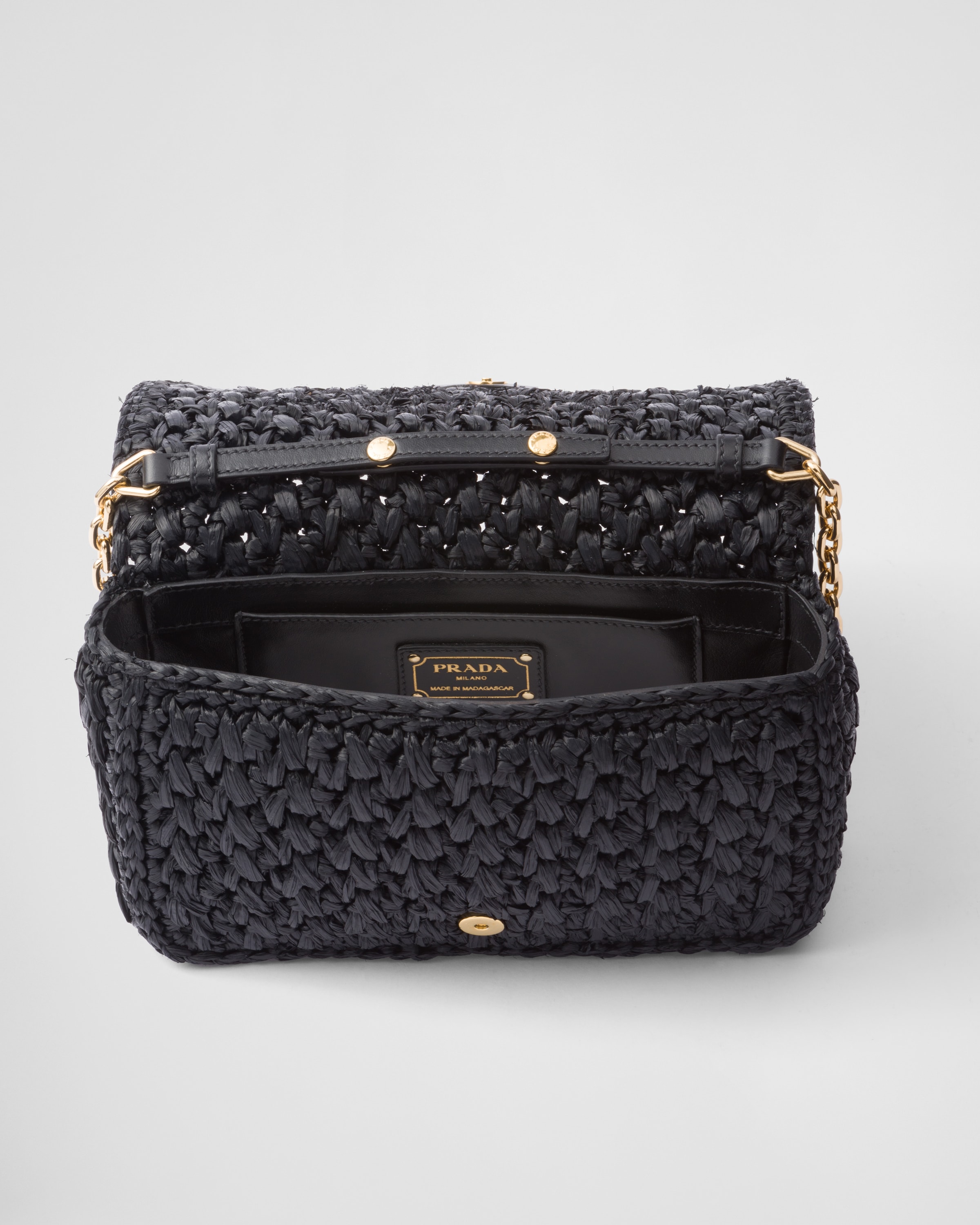 PRADA Crochet shoulder bag 1BF135_2M2T_F0ES7_V_COB