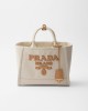 PRADA Medium linen blend tote bag 1BG474_2DLI_F0018_V_OHO