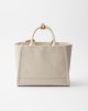 PRADA Medium linen blend tote bag 1BG474_2DLI_F0018_V_OHO