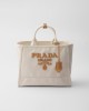 PRADA Large linen blend tote bag 1BG473_2DLI_F0018_V_OHO