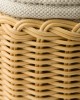 PRADA Mini wicker and linen blend tote bag 1BG469_2CYG_F0N86_V_3VO